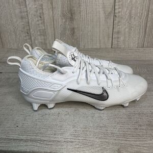 Nike Huarache 9 Elite Low LAX SE Lacrosse Mens Size 6 Cleats FD0089-101 White